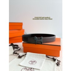 에르메스(Hermes) 신상 양면 카프스킨 호스 슈 벨트
