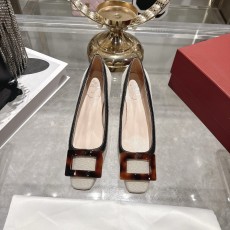 Roger vivier RV 로저 비비에 사각버클 스퀘어토 샌들 신발