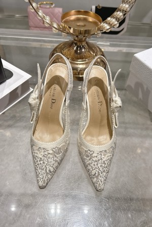 Dior CD 디올 스틸레토 슬링백 샌들 신발