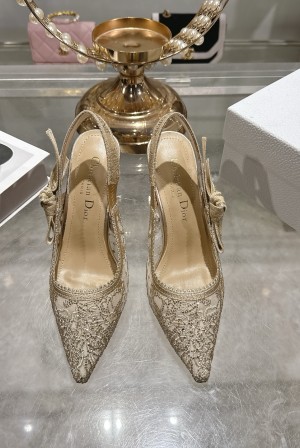 Dior CD 디올 스틸레토 슬링백 샌들 신발