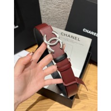 샤넬(CHANEL) 양면 카프스킨 브러쉬드 벨트