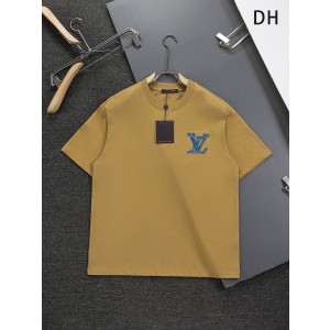 루이비통(LV) 클라우드 자수 로고 반팔 티셔츠 의류