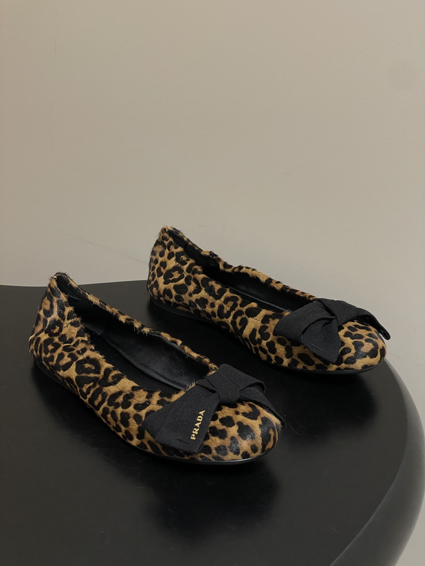 프라다(Prada) 프렌치 빅 리본 발레리나 플랫 슈즈 로퍼 단화 신발