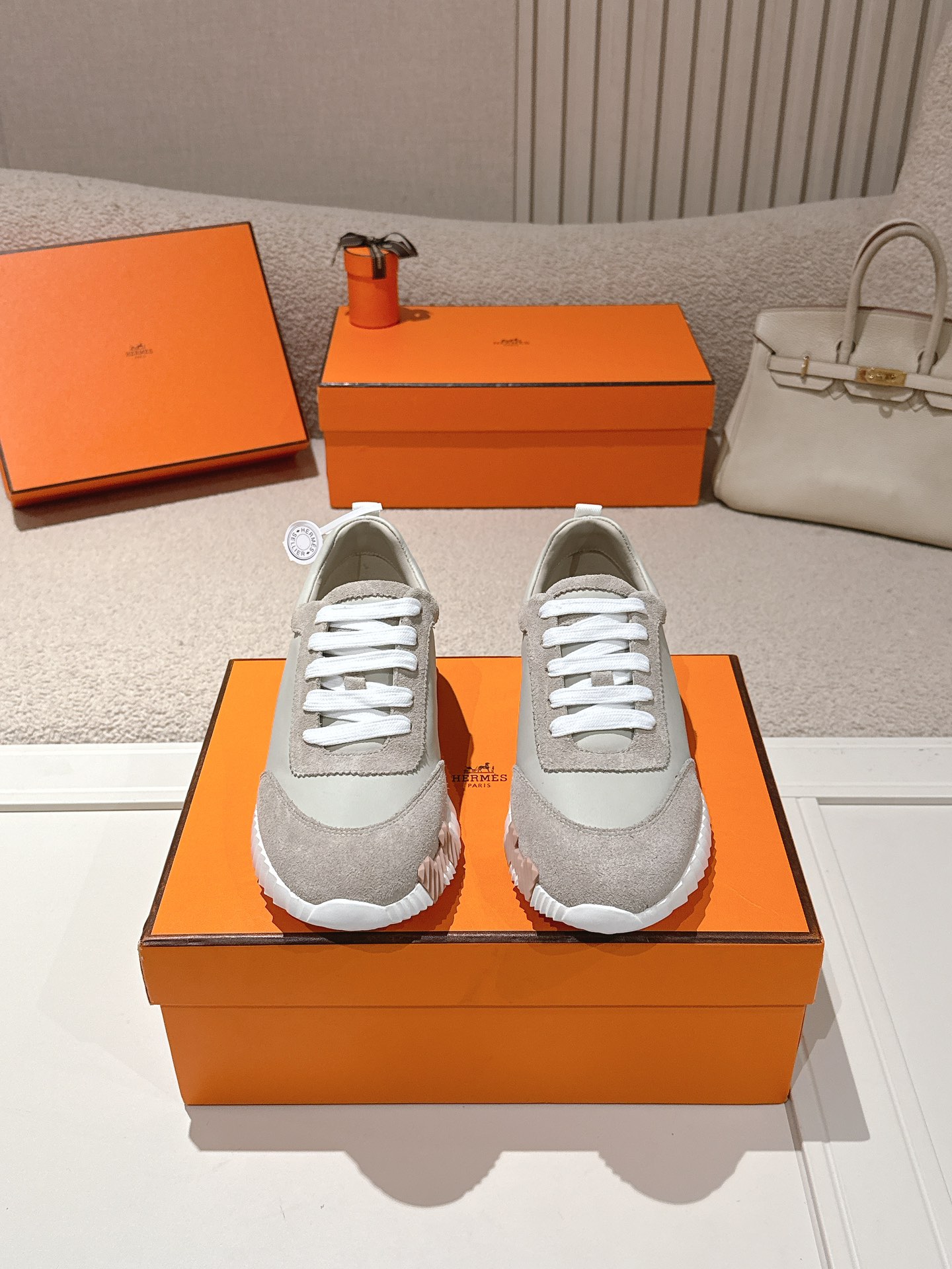 에르메스(HERMES) 클래식 커플 어글리 스니커즈 신발