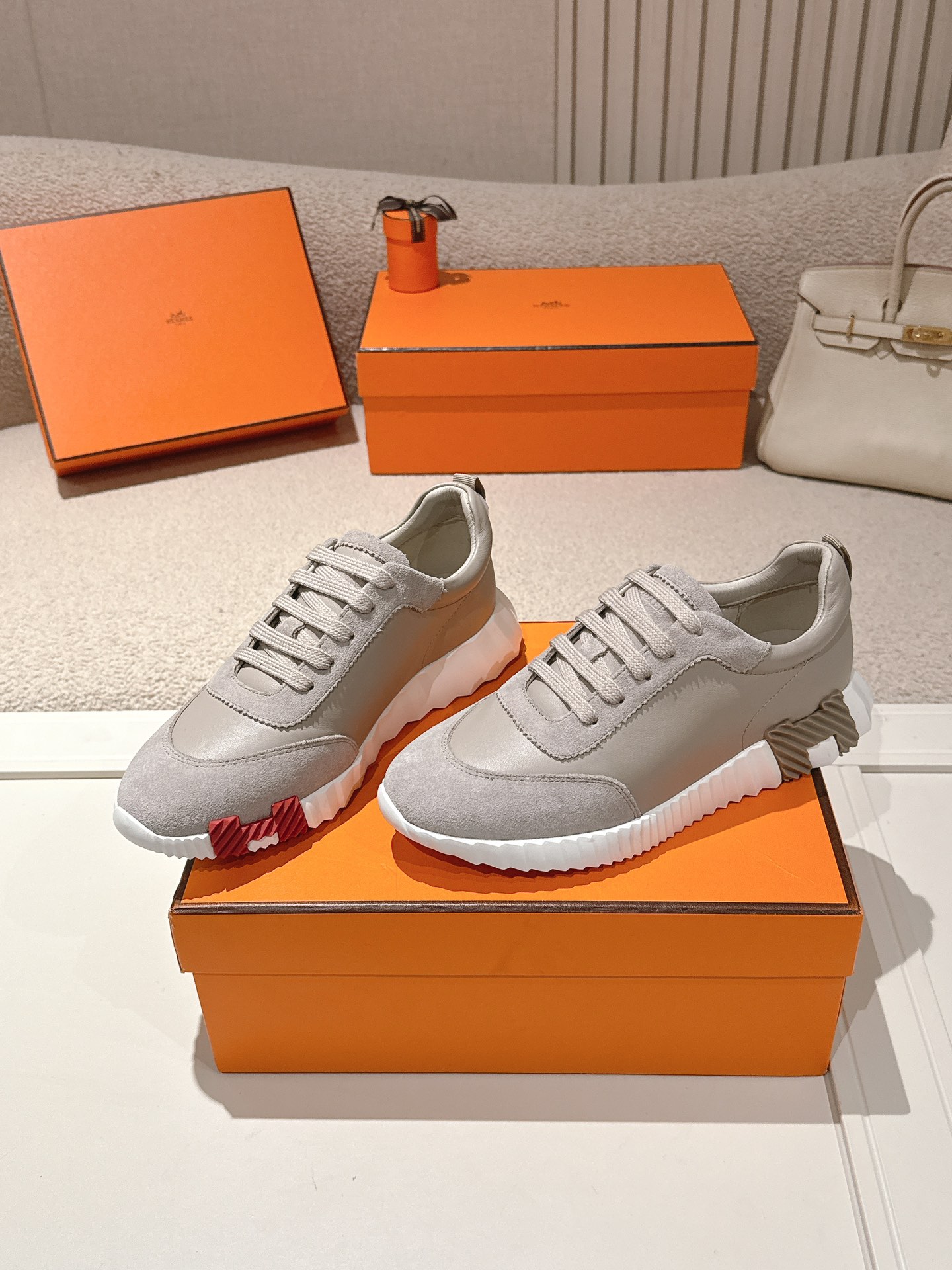 에르메스(HERMES) 클래식 커플 어글리 스니커즈 신발