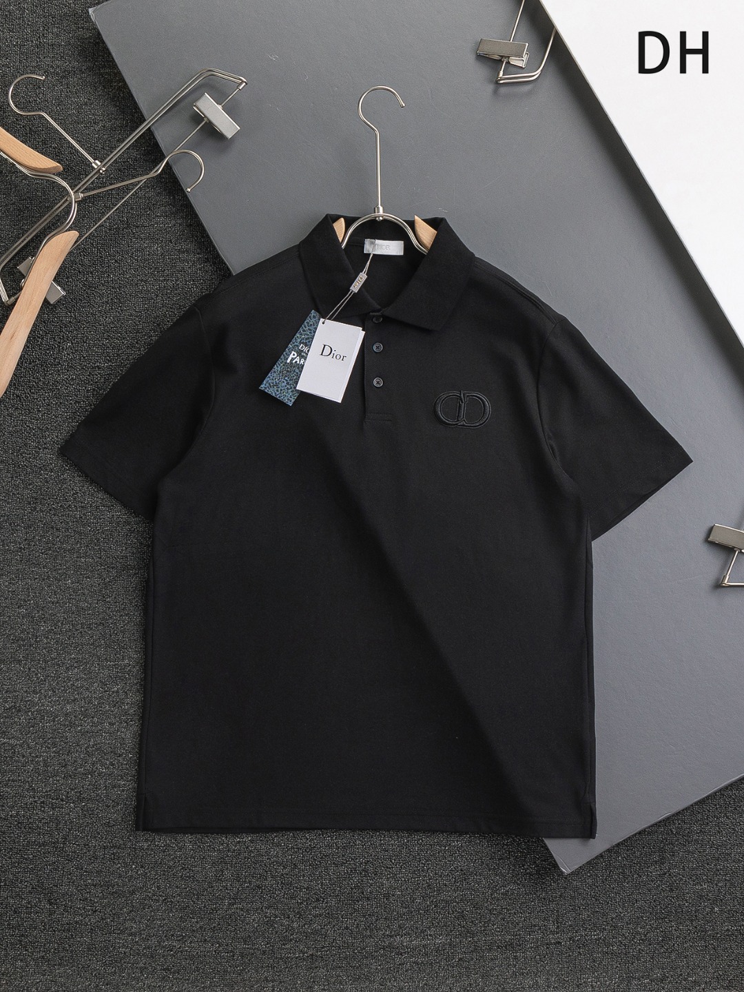 디올(DIOR) 로고 카라 반팔 티셔츠 의류