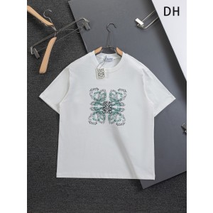 로에베(LOEWE) 그라데이션 자수 반팔 티셔츠 의류