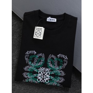 로에베(LOEWE) 그라데이션 자수 반팔 티셔츠 의류