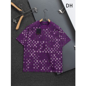 루이비통(LV) 레터링 자수 반팔 티셔츠 의류