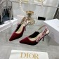 디올(DIor) CD 나비 장식 스틸레토 뮬 구두 신발