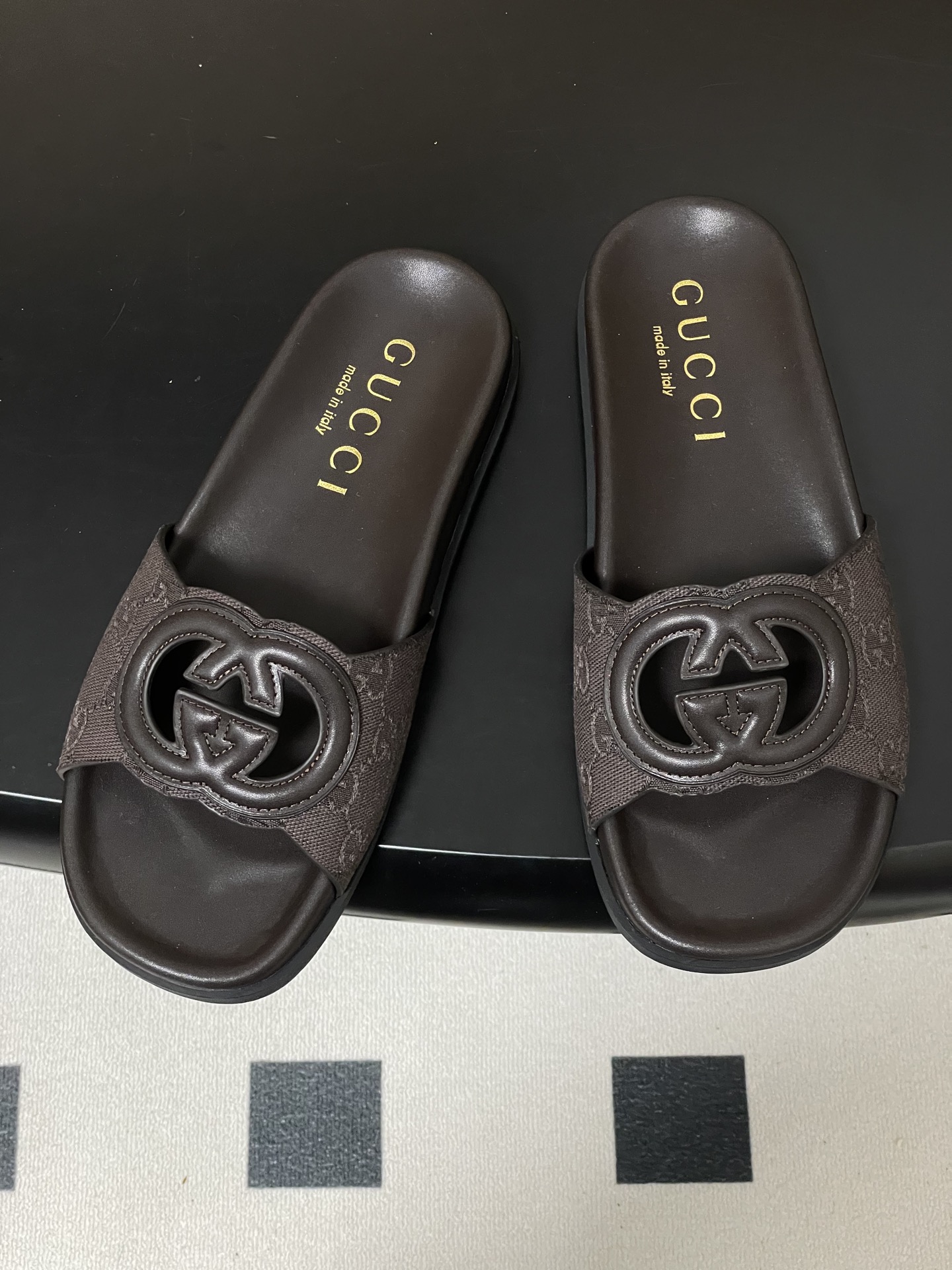 구찌(Gucci) 리도(Lido) 컬렉션 플랫폼 샌들 슬리퍼 신발