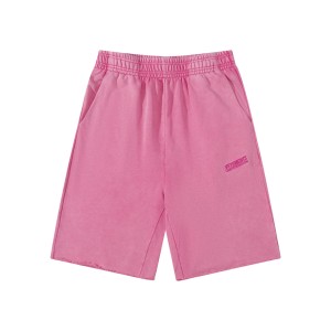 베트멍(VETEMENTS) 로고 자수 워싱 스웨트 쇼츠 의류