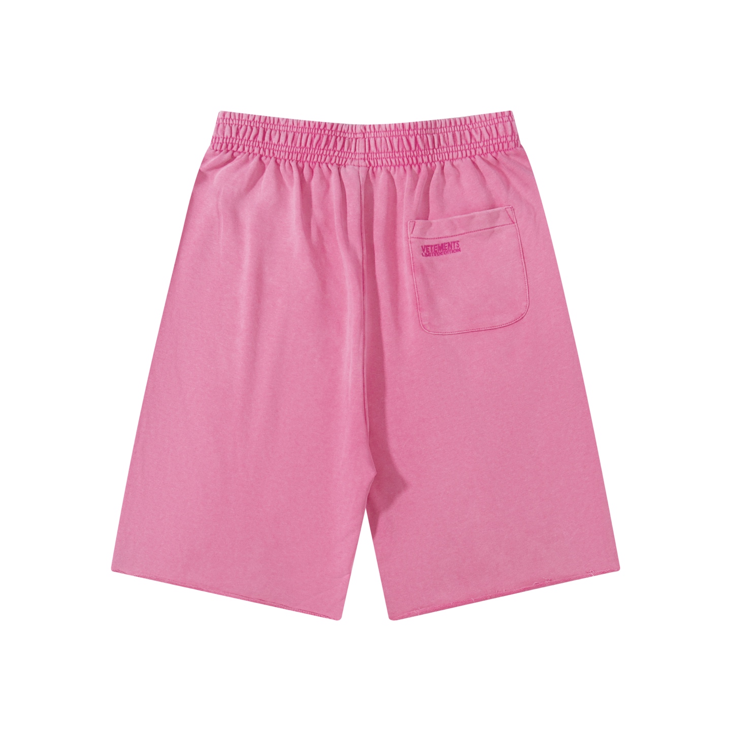 베트멍(VETEMENTS) 로고 자수 워싱 스웨트 쇼츠 의류