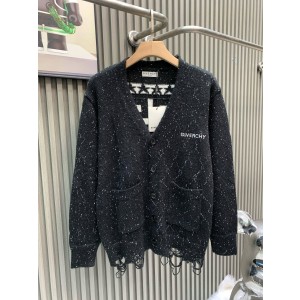 지방시(GIVENCHY) 스팽글 V넥 가디건 의류