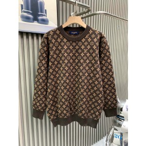 루이비통(LV) 로고 인타르시아 라운드 니트 의류