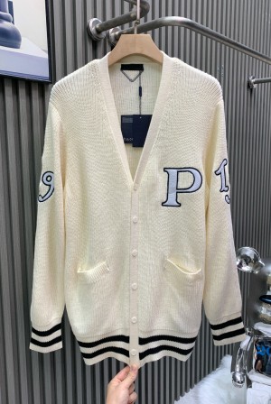 프라다(PRADA) 1913 자수 니트 가디건 의류