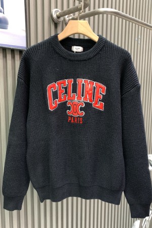 셀린느(CELINE) 스프링 트리옹프 자수 니트 의류
