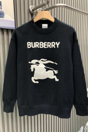 버버리(BURBERRY) 크로셰 디테일 라운드 니트 의류
