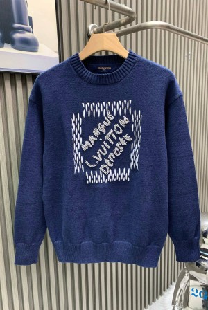 루이비통(LV) × 퍼렐 윌리엄스 수공 진주 자수 라운드 스웨트셔츠 의류