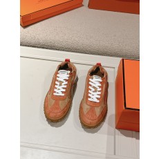 에르메스(HERMES) 스웨이드 고트 레더 스니커즈 신발