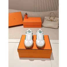 에르메스(HERMES) 스웨이드 고트 레더 스니커즈 신발