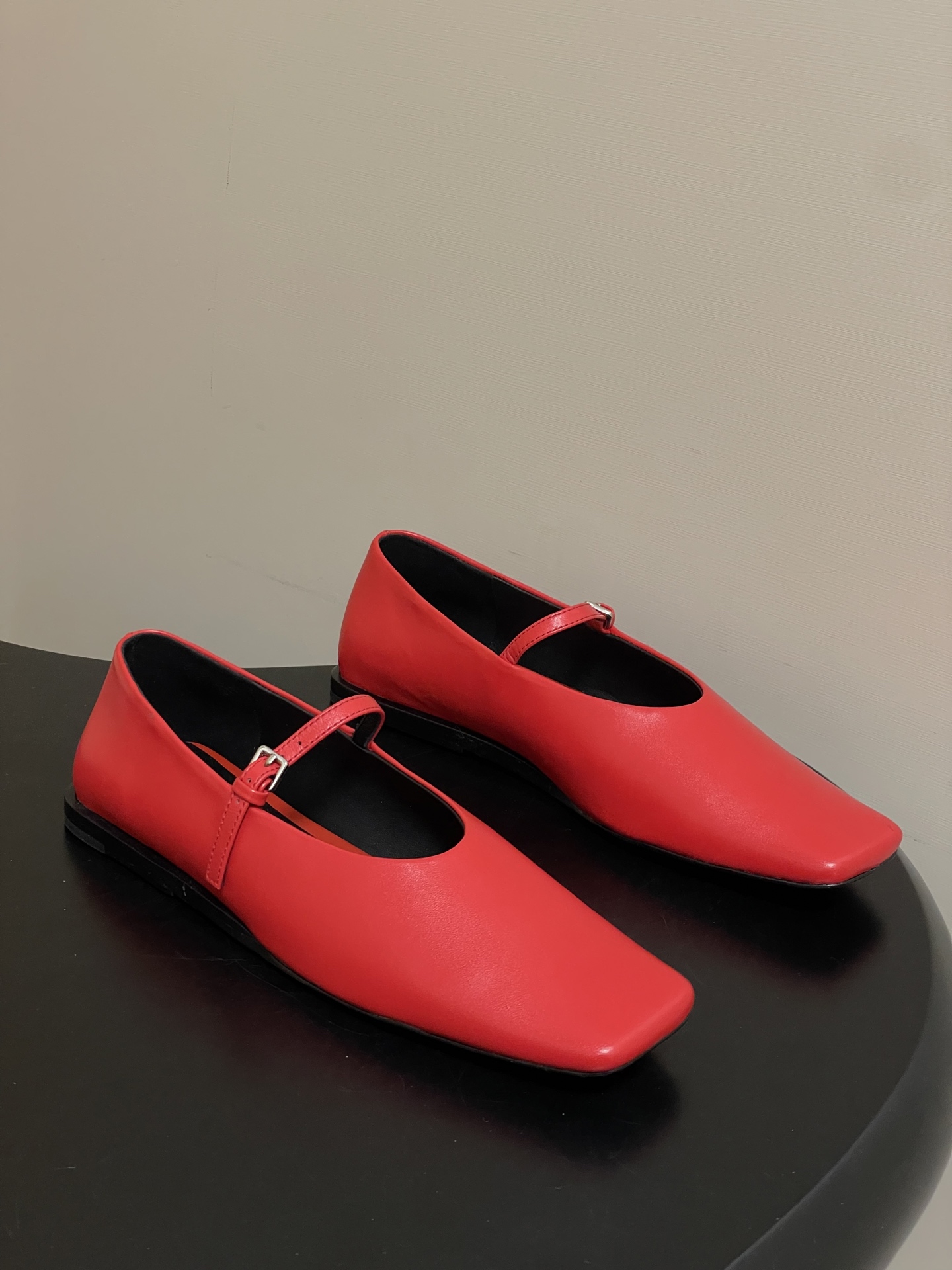 질 샌더(Jil Sander) 스퀘어토 메리제인 단화 플랫 슈즈 신발