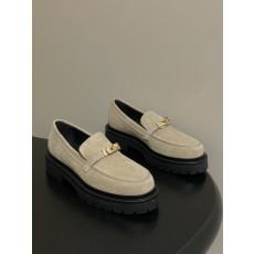 에르메스(Herme) 아이콘 켈리 버클 플랫폼 로퍼 구두 신발