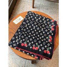 루이비통(LV) × 무라카미 다카시 Monogram Cerise 목도리 스카프