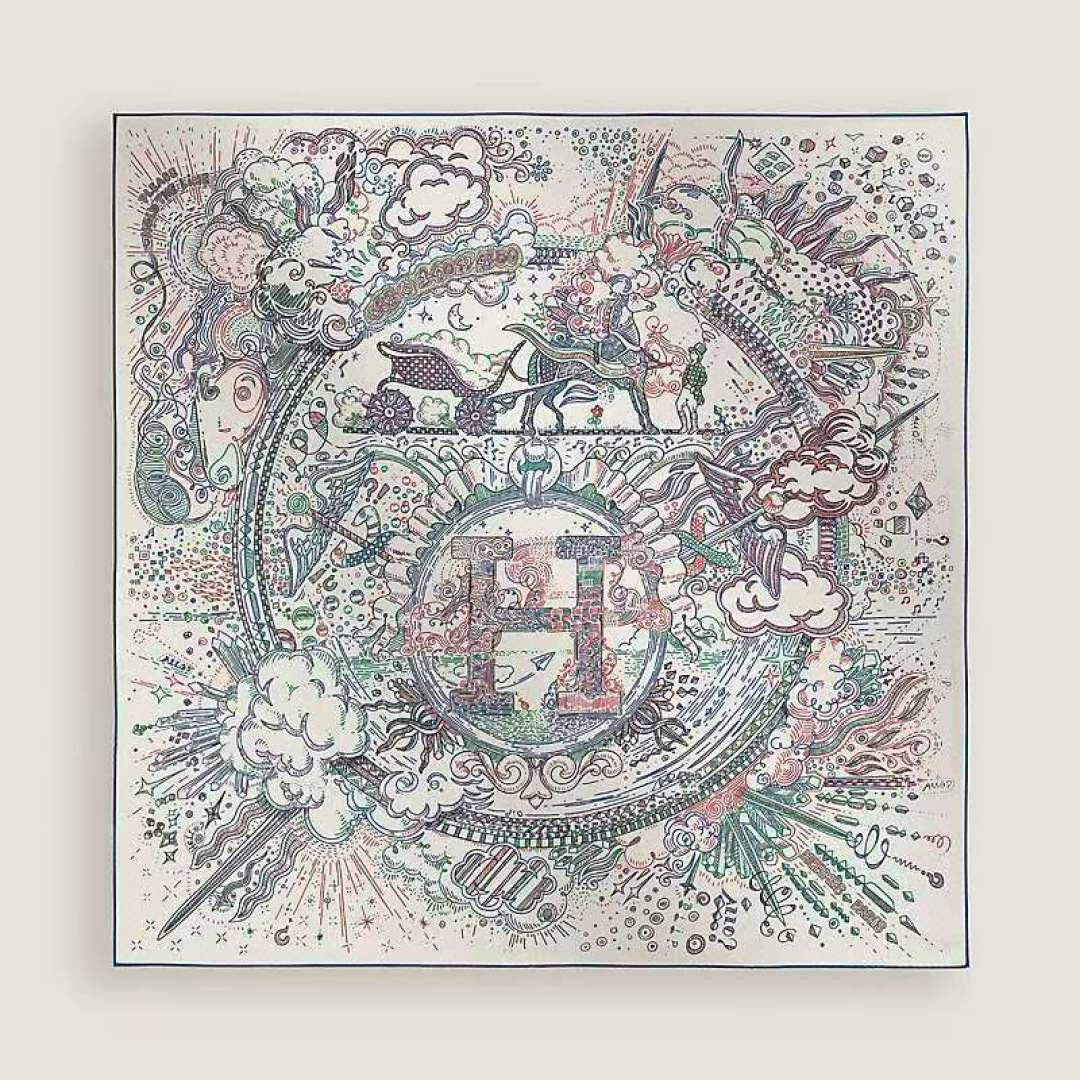 에르메스(HERMES) 실크 까레 스카프