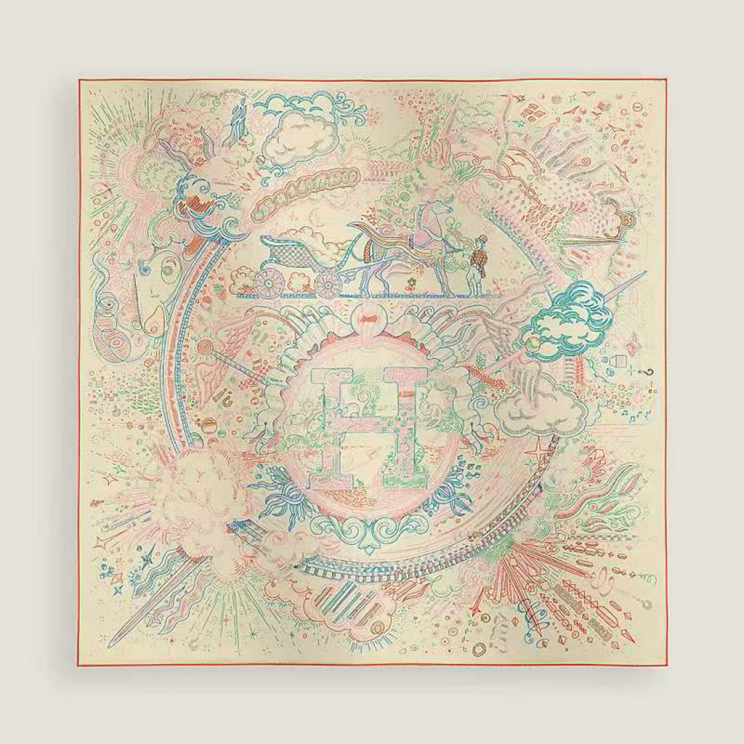 에르메스(HERMES) 실크 까레 스카프