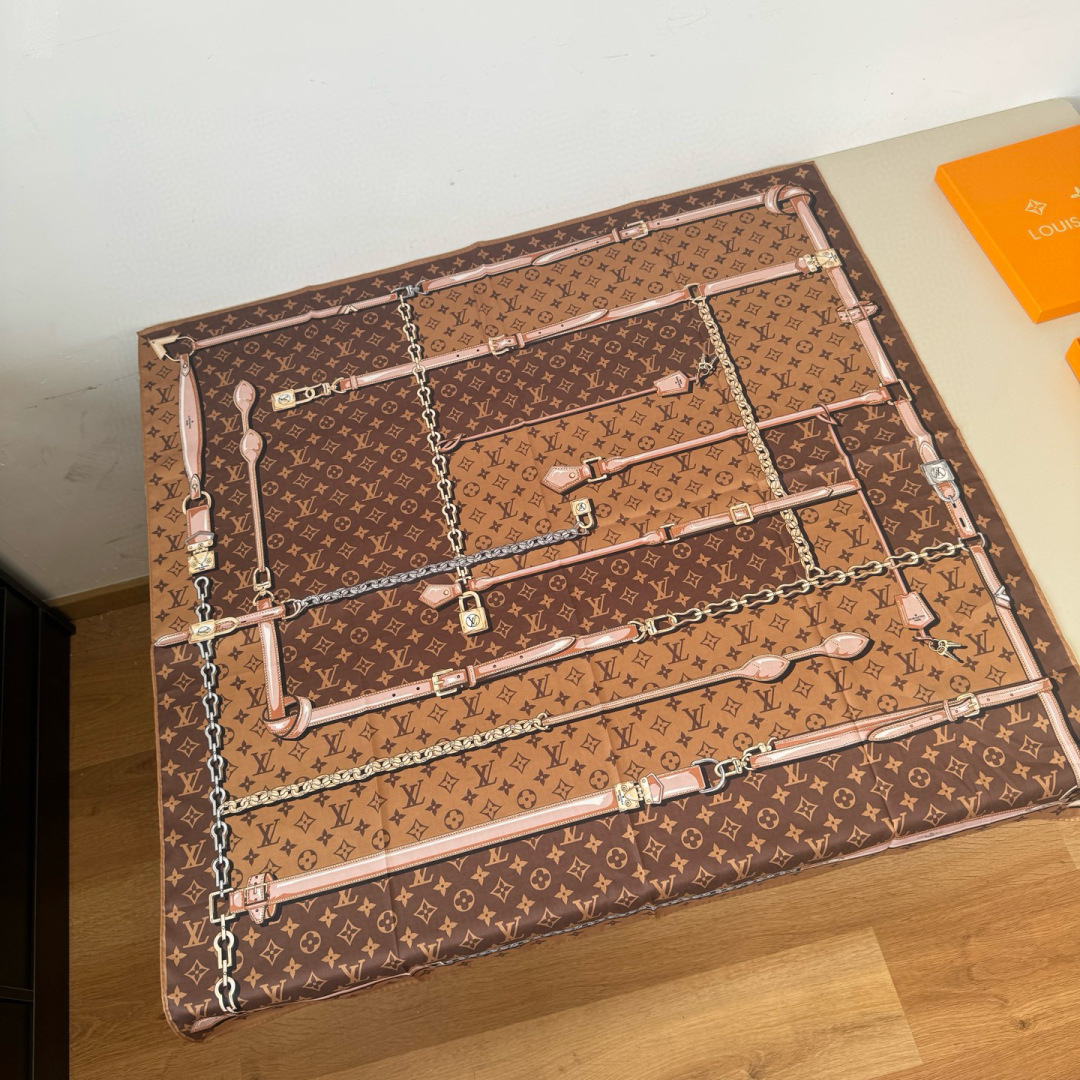 루이비통(LV) 모노그램 트윌 실크 스카프