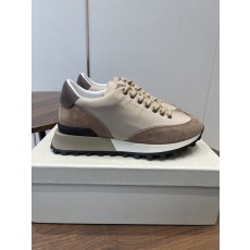 Brunello Cucinelli 브루넬로 쿠치넬리 펀칭 레이스업 스니커즈 신발