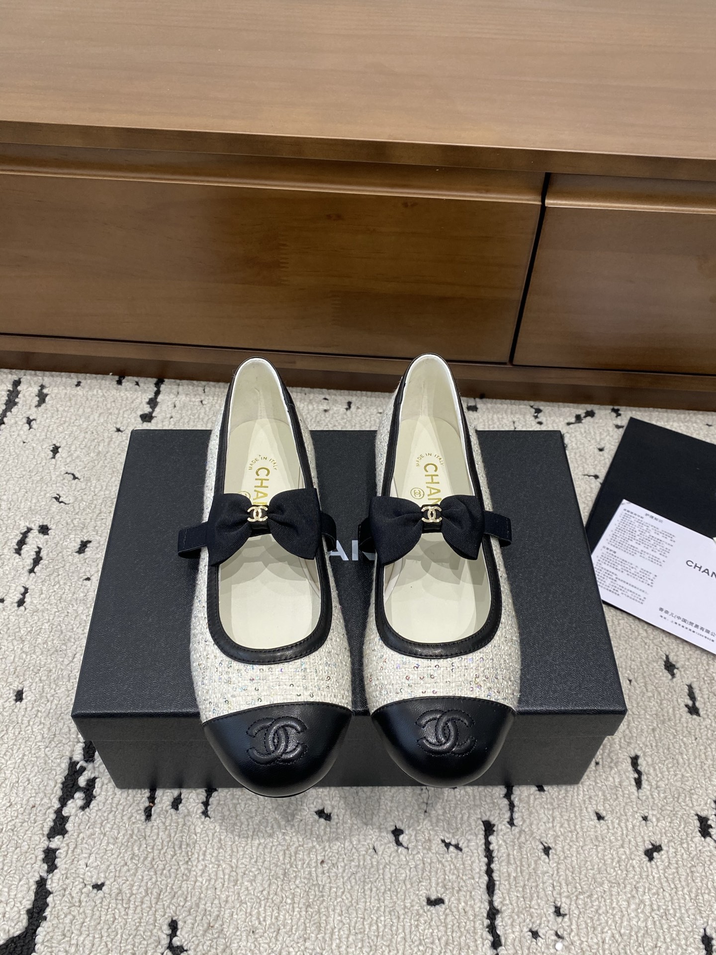 샤넬(CHANEL) 발레리나 플랫 슈즈 단화 신발