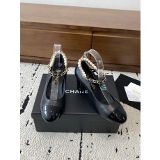 샤넬(CHANEL) 체인 진주 메리제인 구두 신발