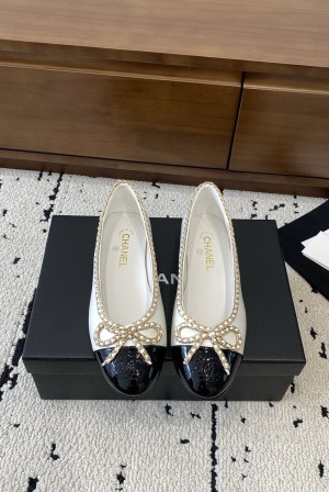 샤넬(CHANEL) 체인 메리제인 플랫 슈즈 단화 신발