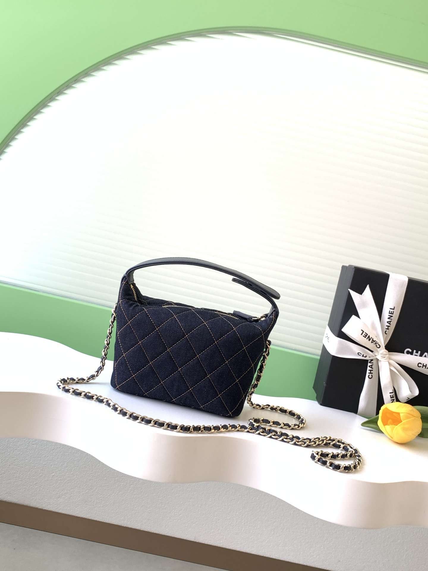 샤넬(CHANEL) 26P 데님 런치박스 숄더백 가방