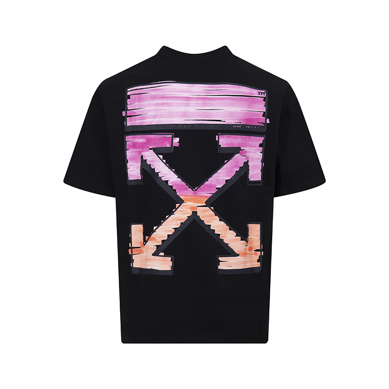 오프화이트(OFF-WHITE) 마커 워터컬러 반팔 티셔츠 의류