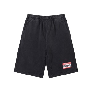 베트멍(VETEMENTS) 시그니처 로고 워싱 스웨트 쇼츠 의류