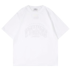 베트멍(VETEMENTS) 로고 자수 반팔 티셔츠 의류