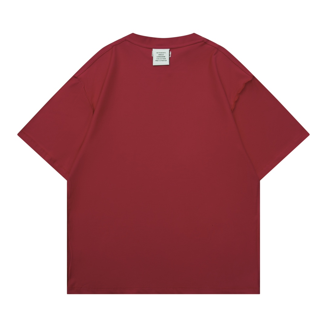 베트멍(VETEMENTS) 리버스 스타일 반팔 티셔츠 의류