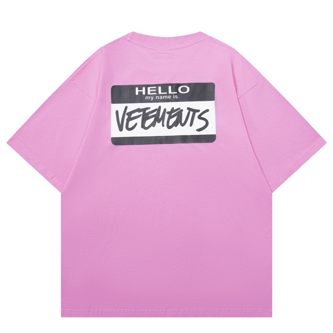 베트멍(VETEMENTS) HELLO 반팔 티셔츠 의류