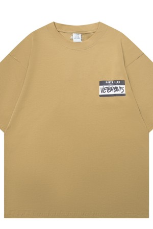 베트멍(VETEMENTS) HELLO 반팔 티셔츠 의류