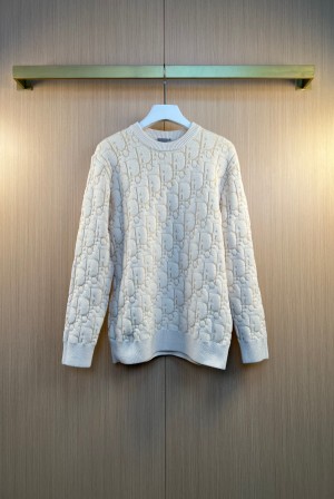 디올(DIOR) 자카드 레터링 니트 스웨터 의류