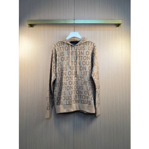 루이비통(LV) 올오버 레터링 니트 후드 티셔츠 의류