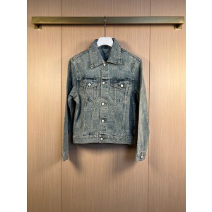 루이비통(LV) 다미에 핫픽스 크리스탈 데님 재킷 의류