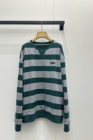 미우미우(MIU MIU) 스트라이프 스웨트셔츠 의류