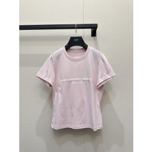 Alexander Wang 알렉산더 왕(AW) 엠보 로고 반팔 티셔츠 의류