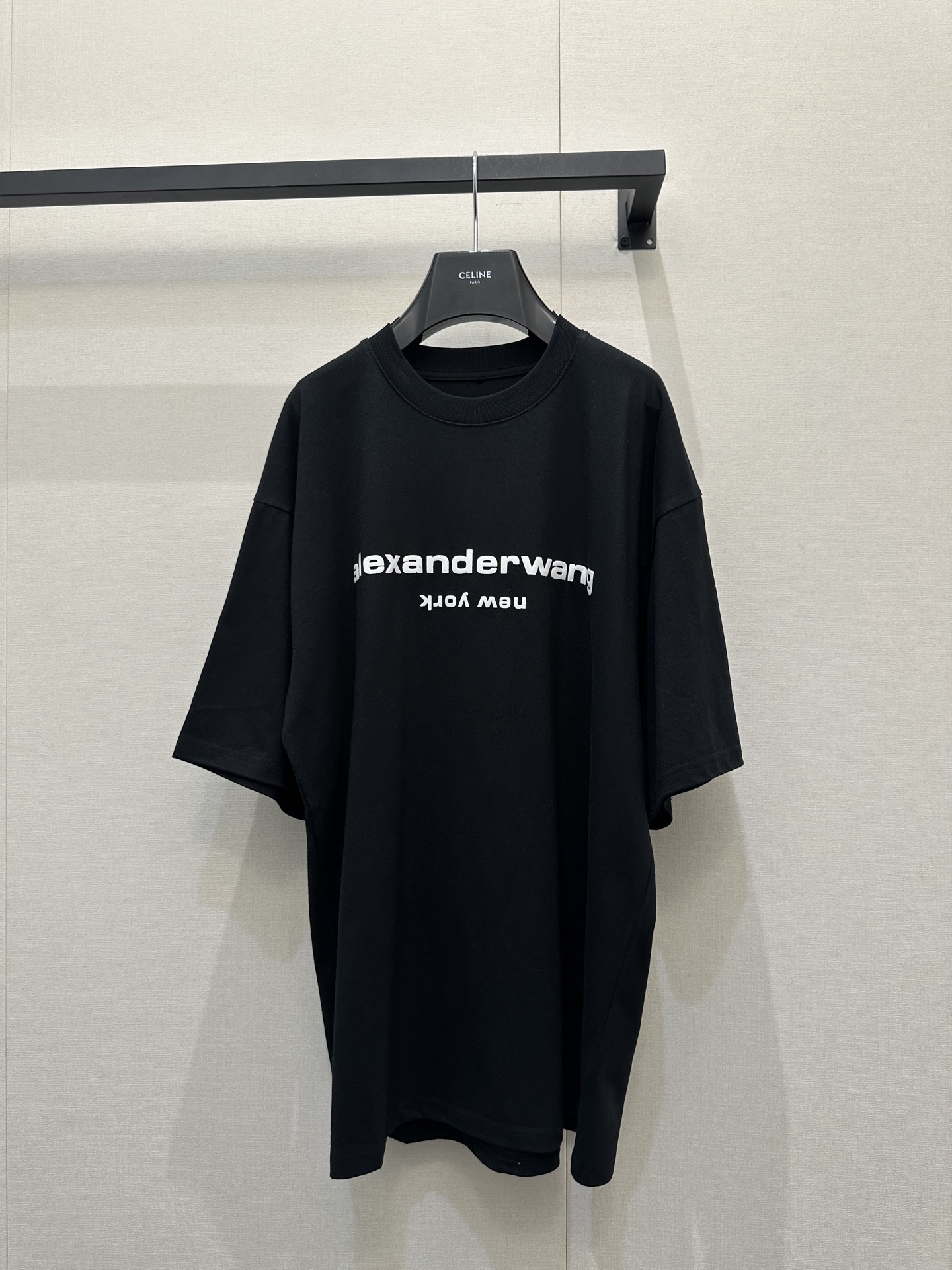 Alexander Wang 알렉산더 왕(AW) 입체 자수 로고 반팔 티셔츠 의류