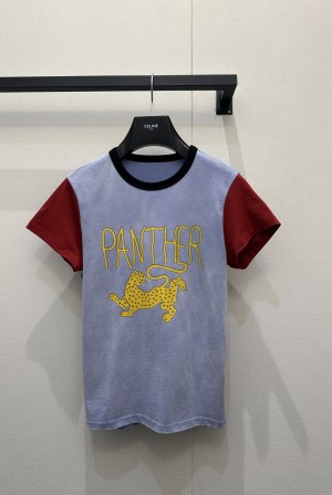 발렌티노(Valentino) 레오파드 위트 로고 반팔 티셔츠 의류