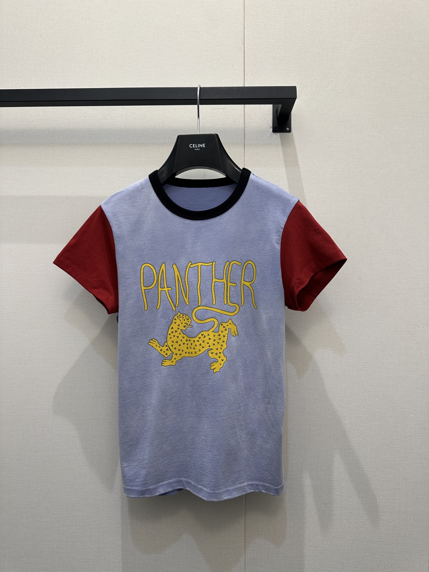 발렌티노(Valentino) 레오파드 위트 로고 반팔 티셔츠 의류